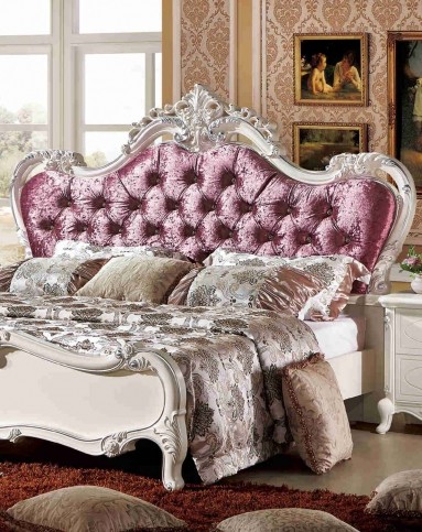 象牙白 高档双人床 公主床 婚床1.8*2m