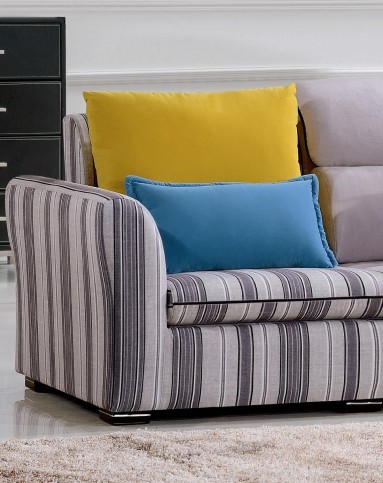 dreasylife 家具专场时尚百搭拼色组合布艺沙发dl1566_唯品会