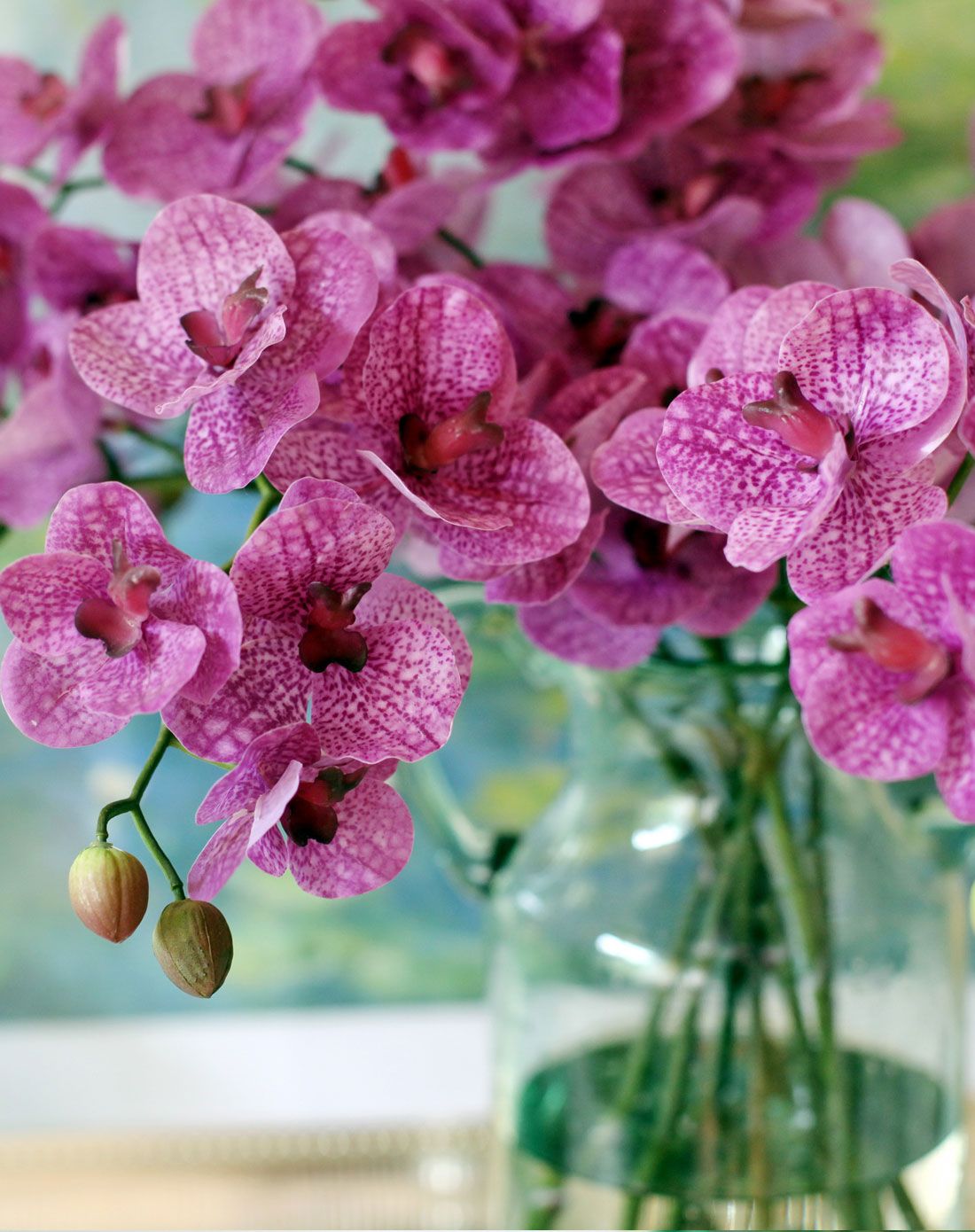 超唯美pu手感蝴蝶兰 花瓶套装多款-3款可选