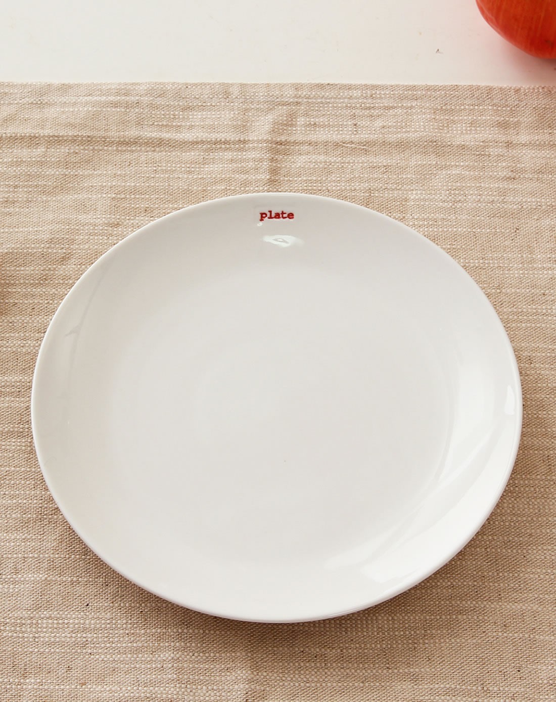 白瓷中号英式餐碟(一套2只)