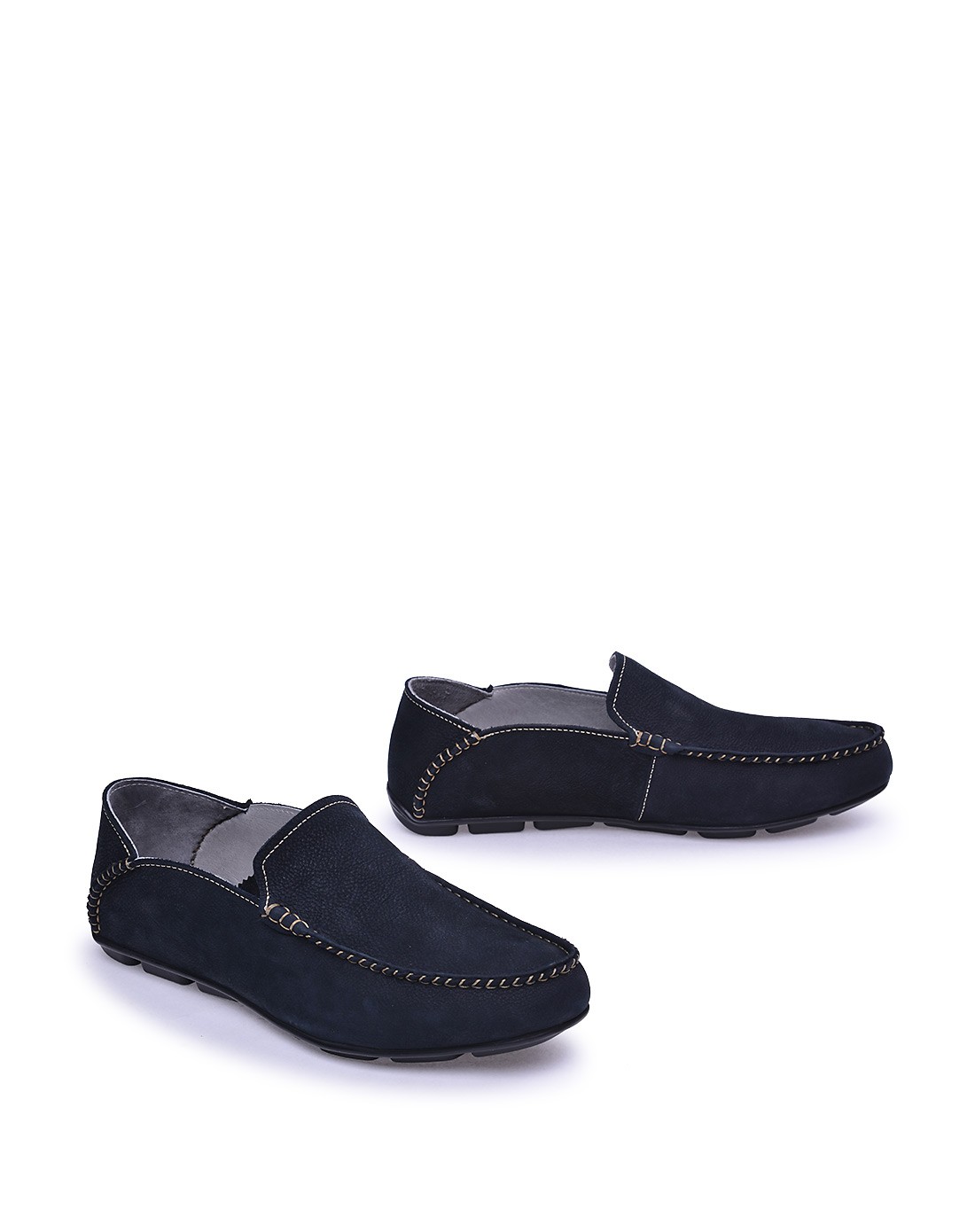 卡文15年新款黑色磨砂头层牛皮单鞋