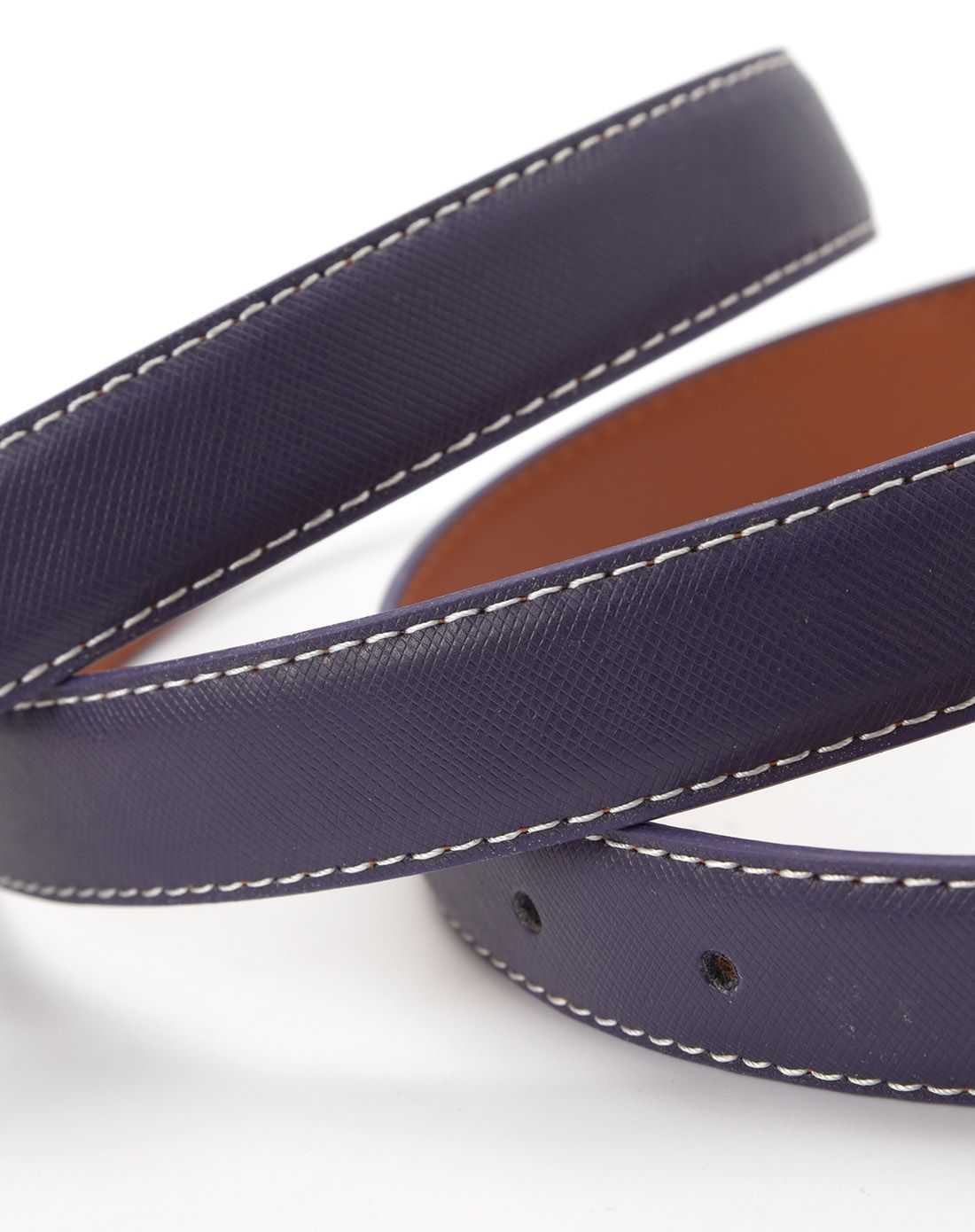 makko女士典雅金板扣十字纹皮带