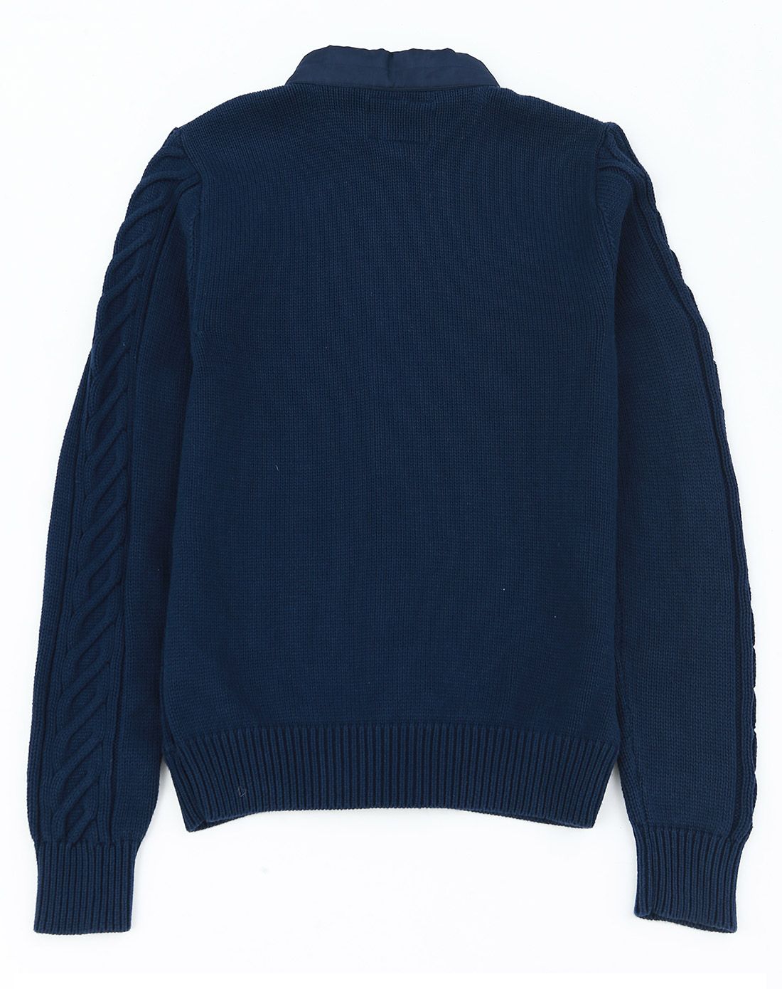 男式深蓝色 毛衣